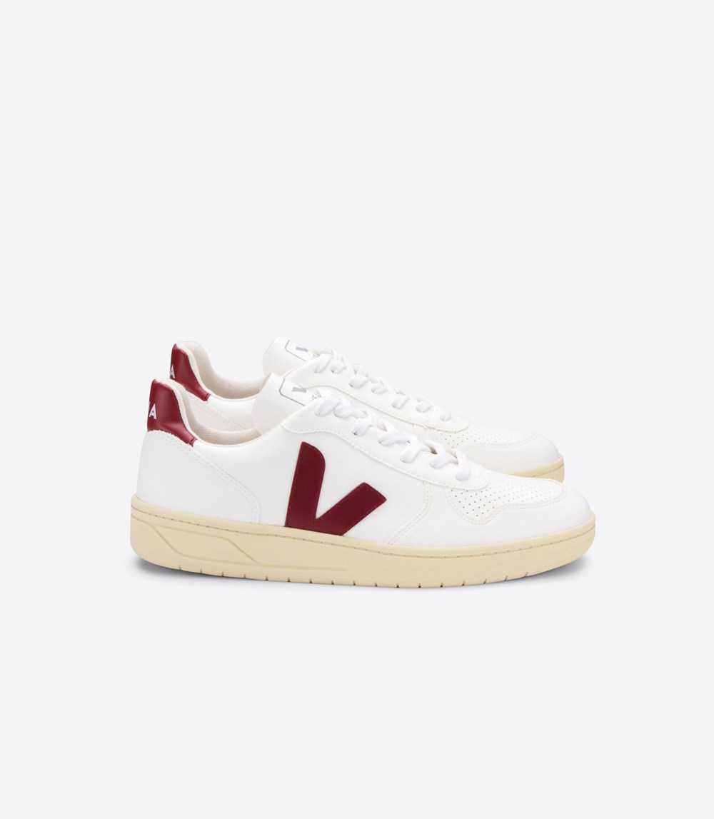 Veja Sneakers Mens - V-10 Cwl - White - 0452ZQTJD